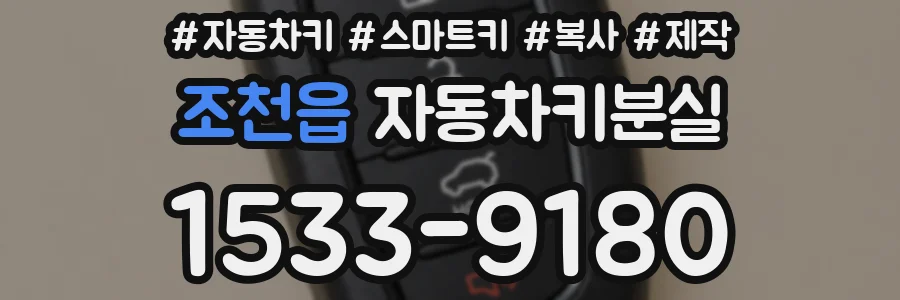 조천읍 자동차키분실