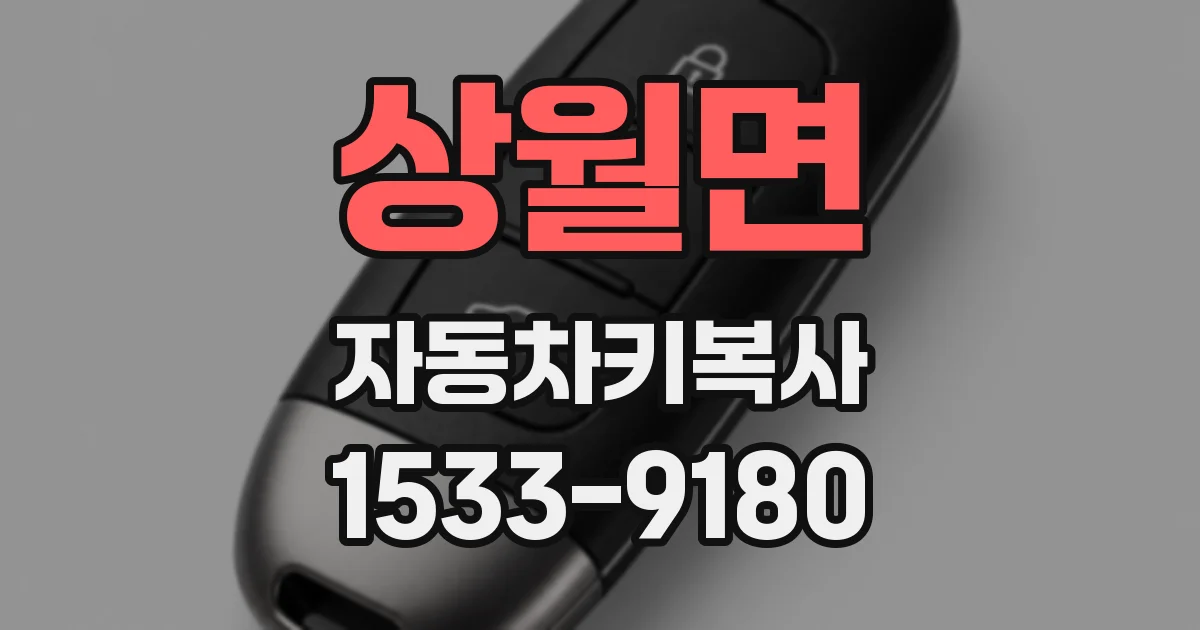 상월면 자동차키복사