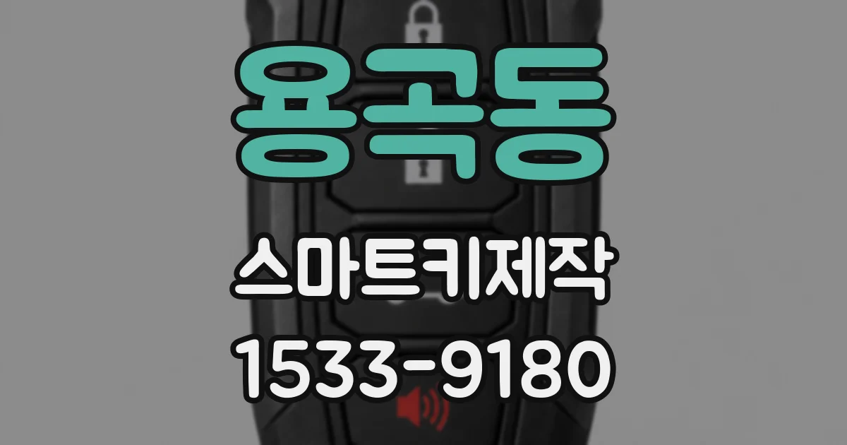 용곡동 스마트키제작