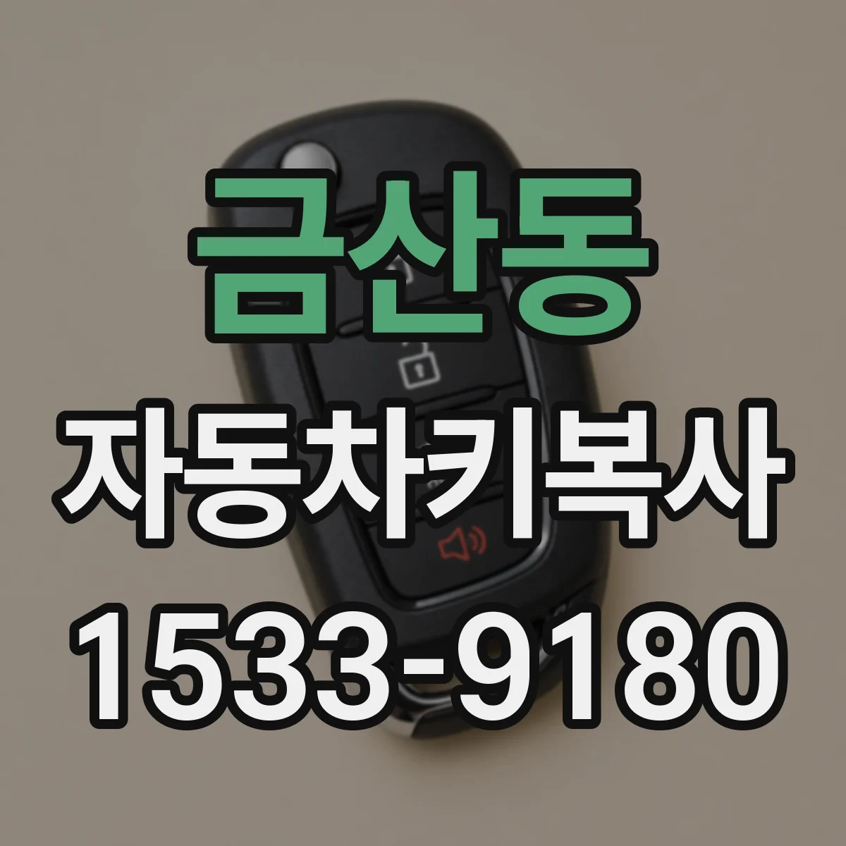금산동 자동차키복사