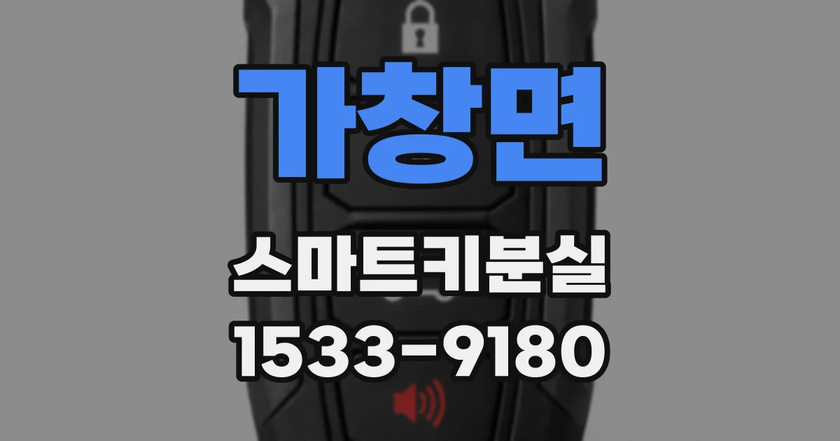 가창면 스마트키분실