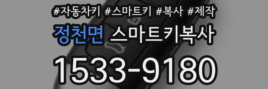 정천면 스마트키복사