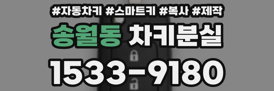 송월동 차키분실
