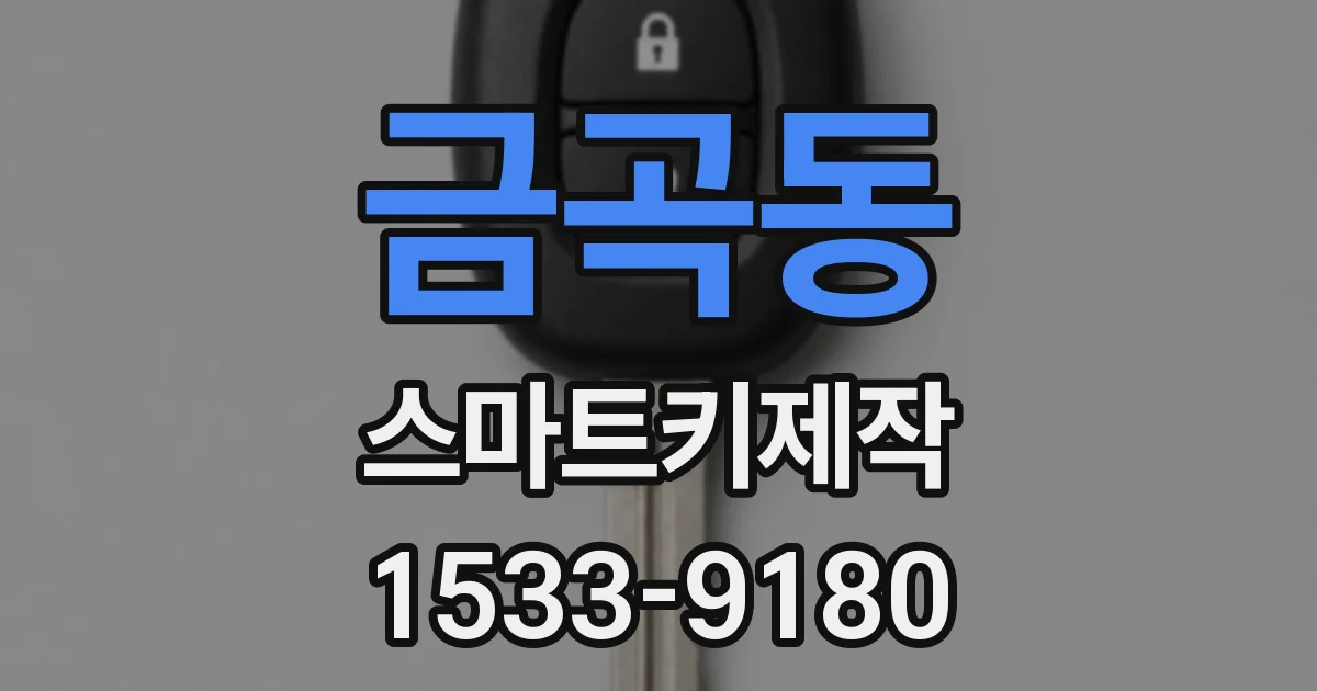 금곡동 스마트키제작