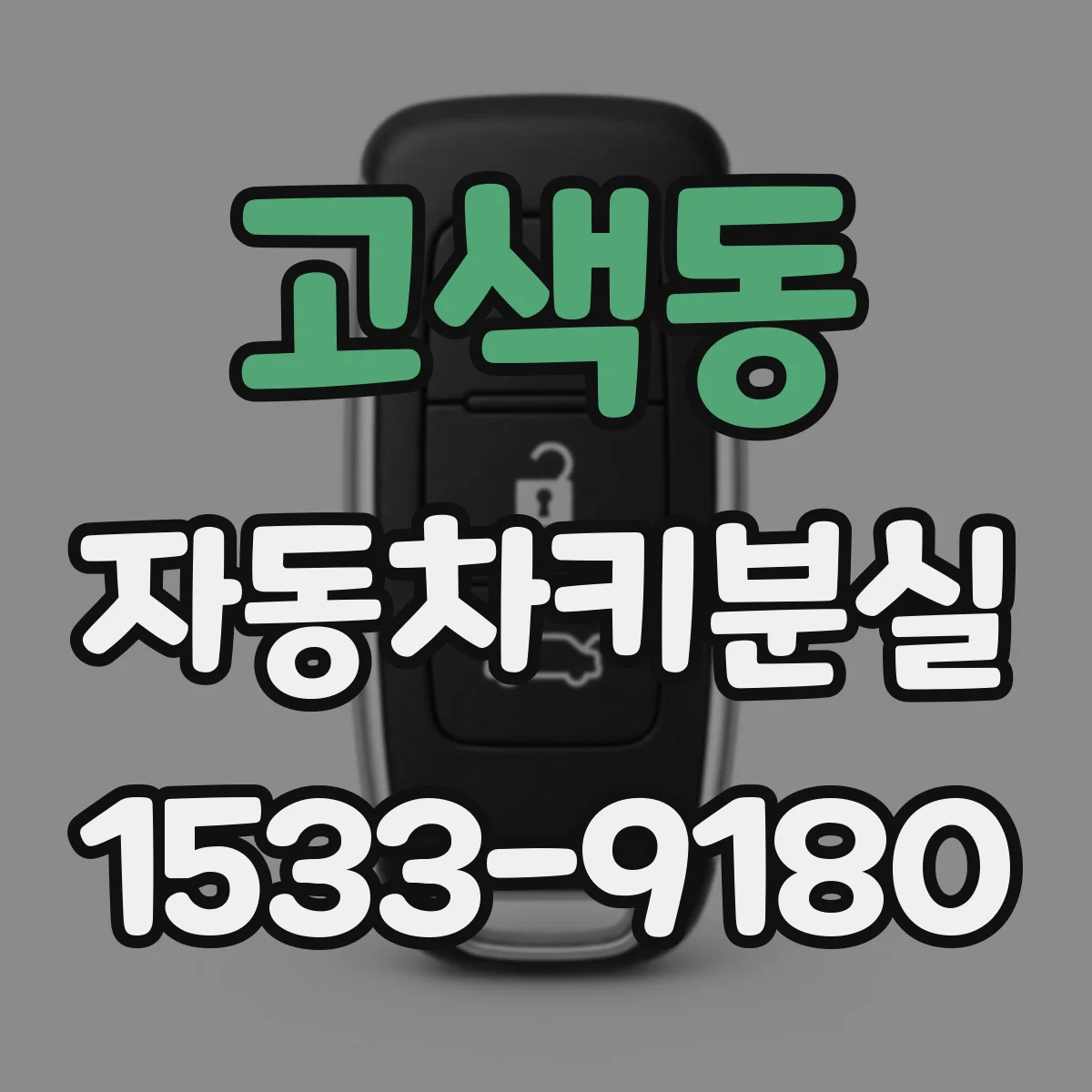 고색동 자동차키분실