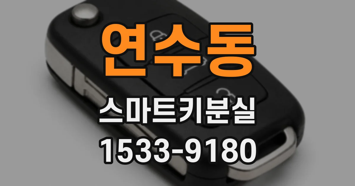 연수동 스마트키분실