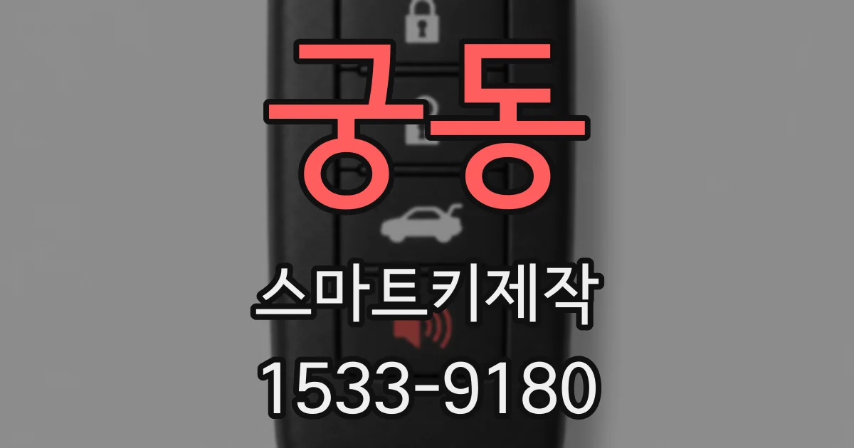 궁동 스마트키제작