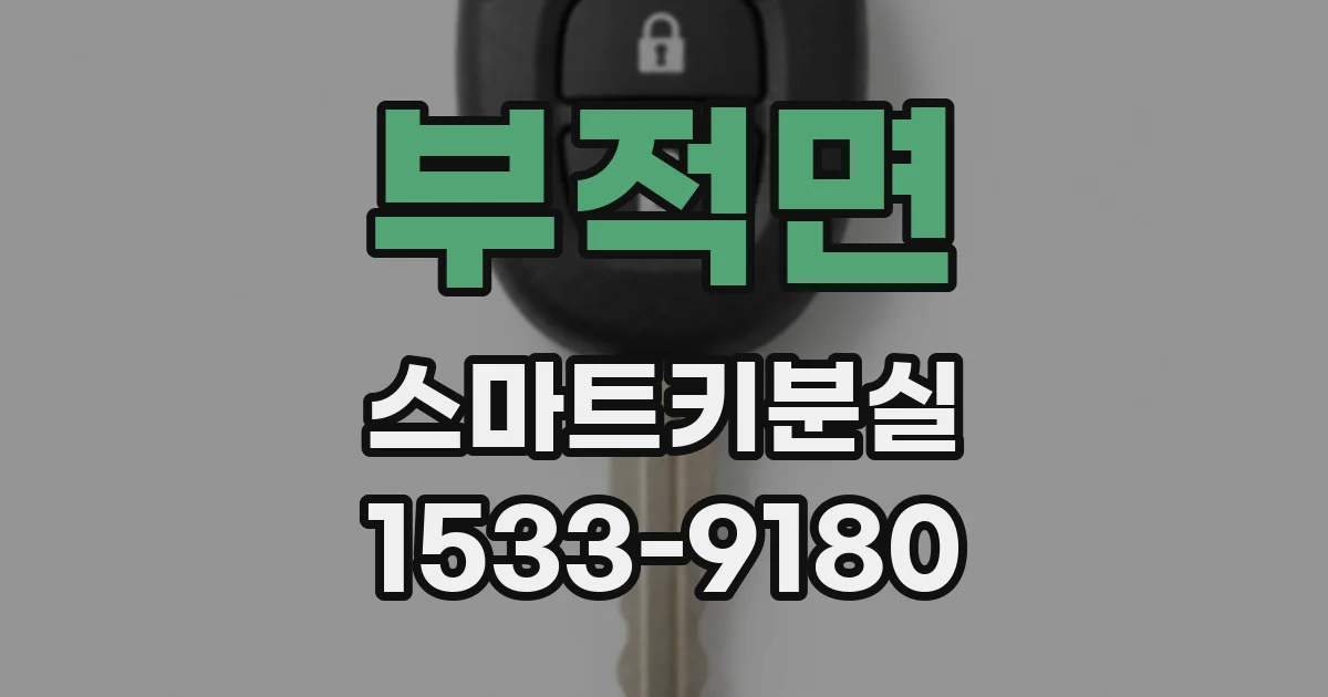 부적면 스마트키분실