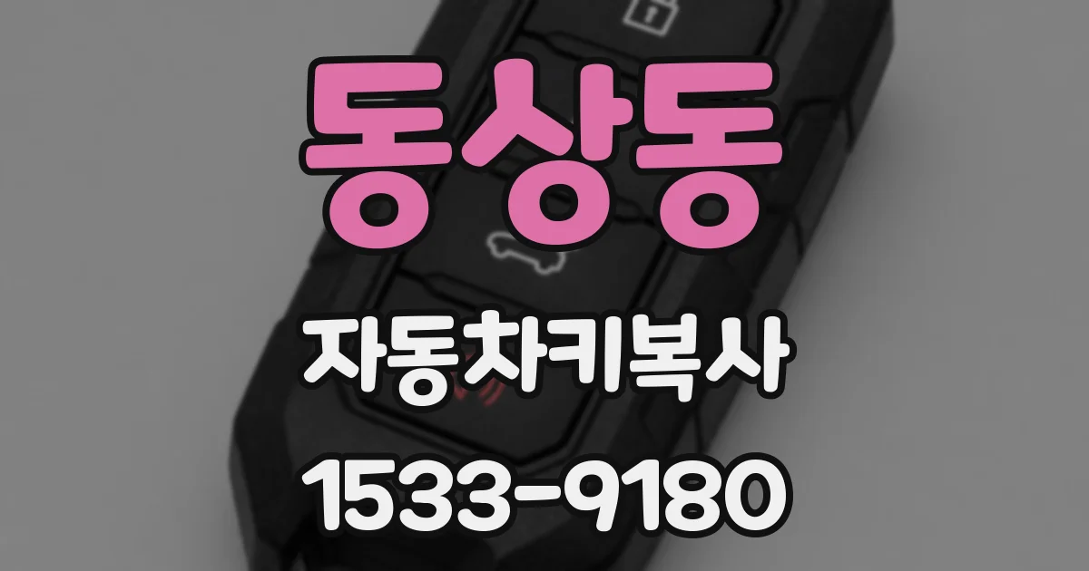 동상동 자동차키복사