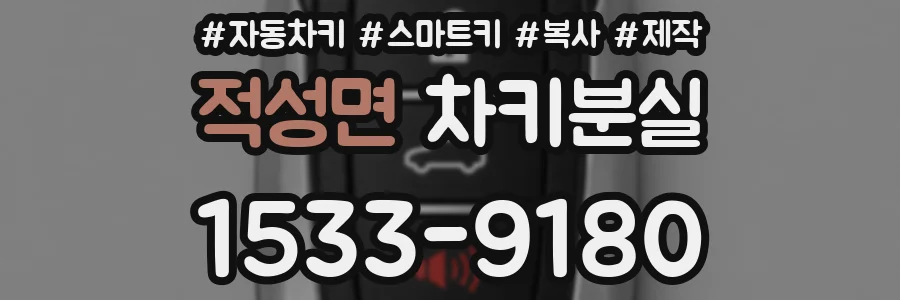 적성면 차키분실