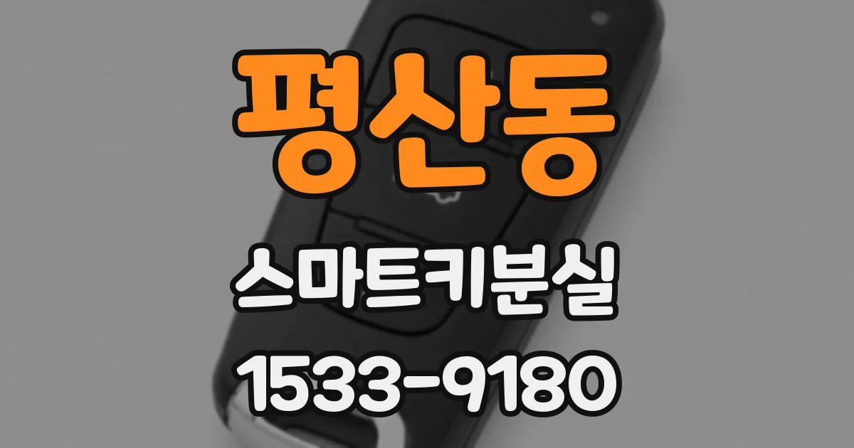 평산동 스마트키분실