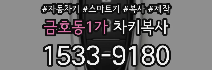 금호동1가 차키복사