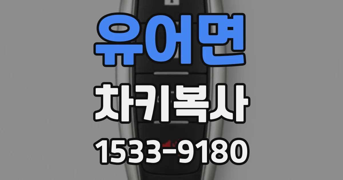 유어면 차키복사