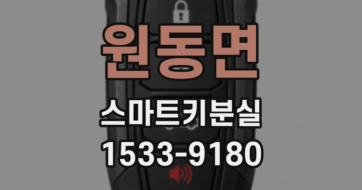 원동면 스마트키분실