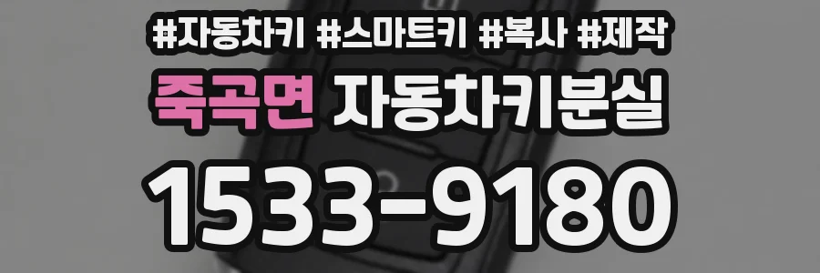 죽곡면 자동차키분실