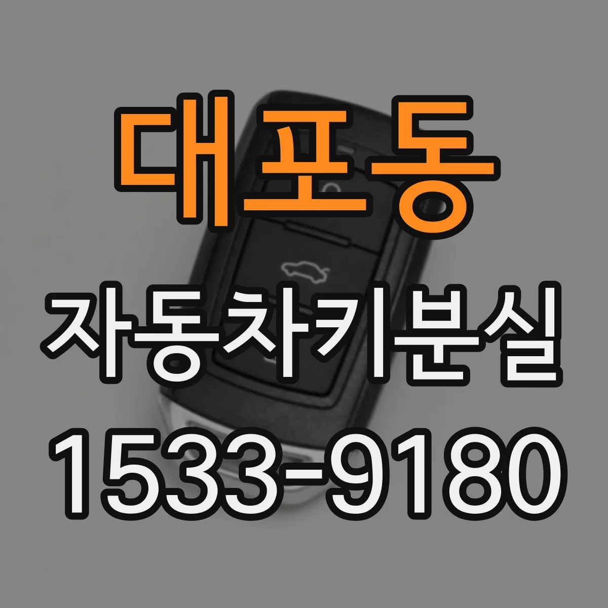 대포동 자동차키분실
