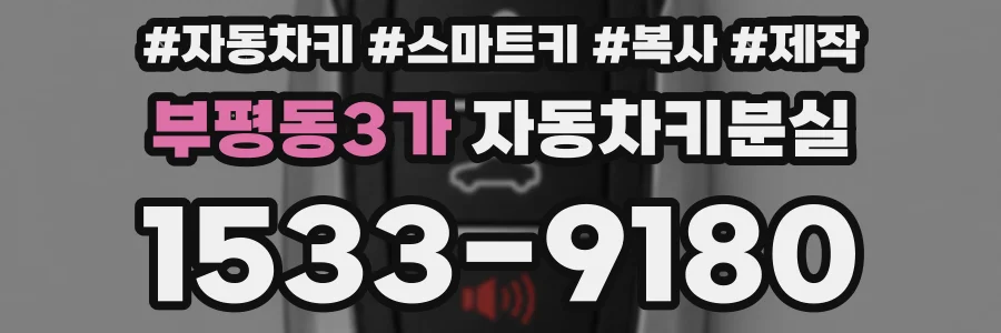 부평동3가 자동차키분실
