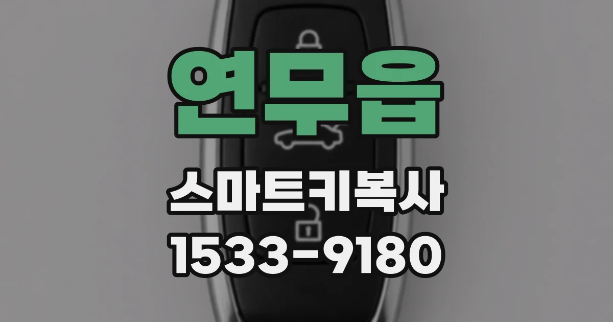 연무읍 스마트키복사