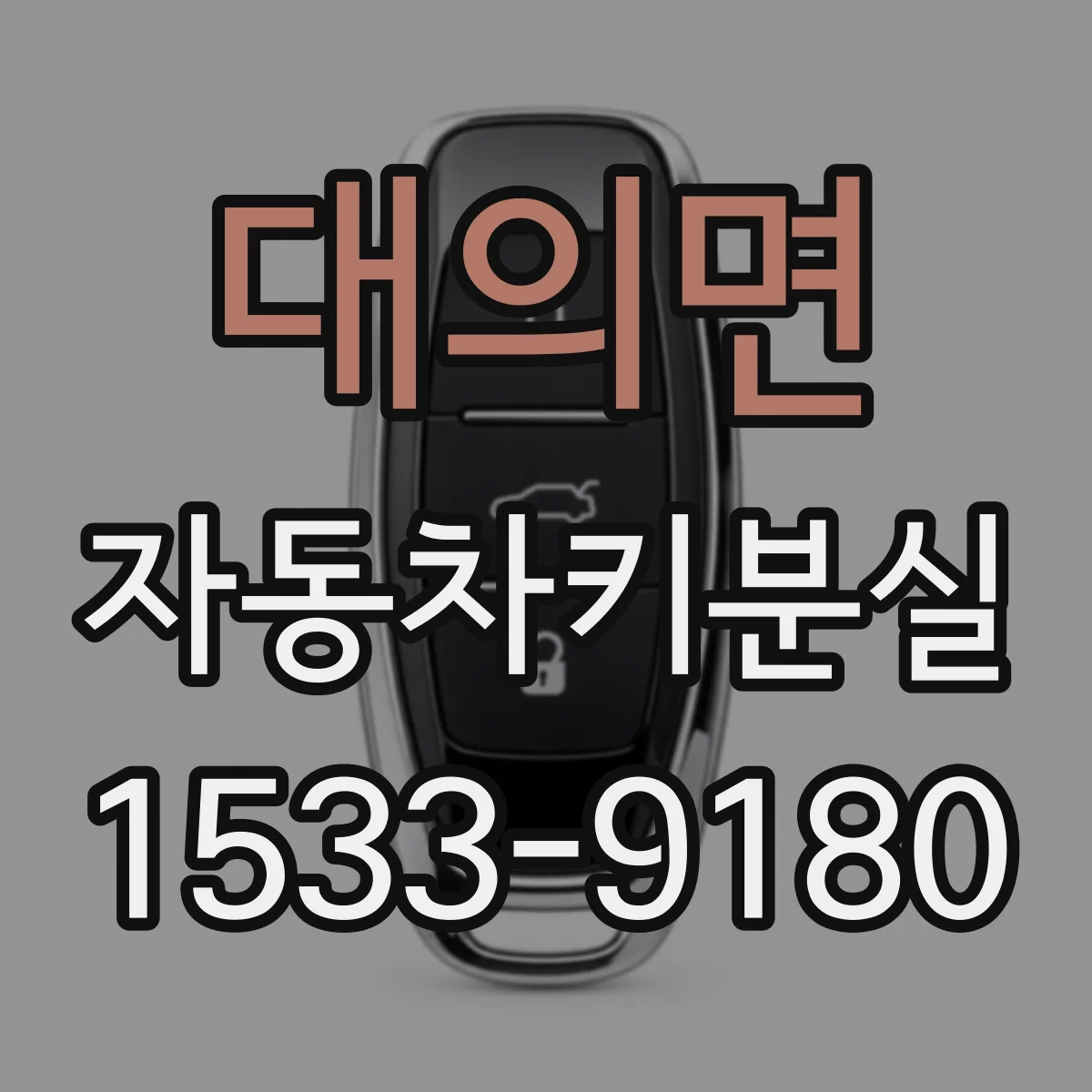 대의면 자동차키분실