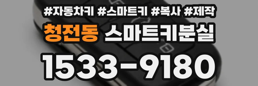 청전동 스마트키분실