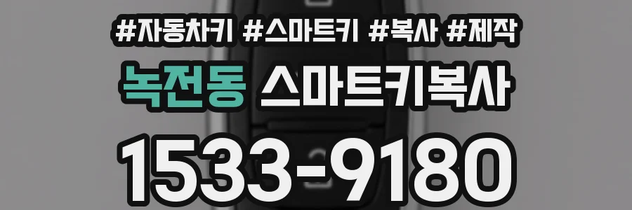 녹전동 스마트키복사