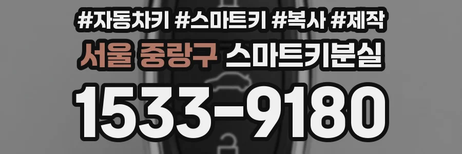 서울 중랑구 스마트키분실