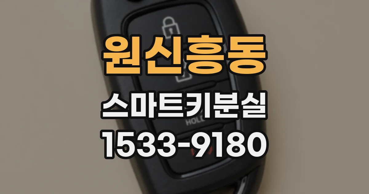 원신흥동 스마트키분실