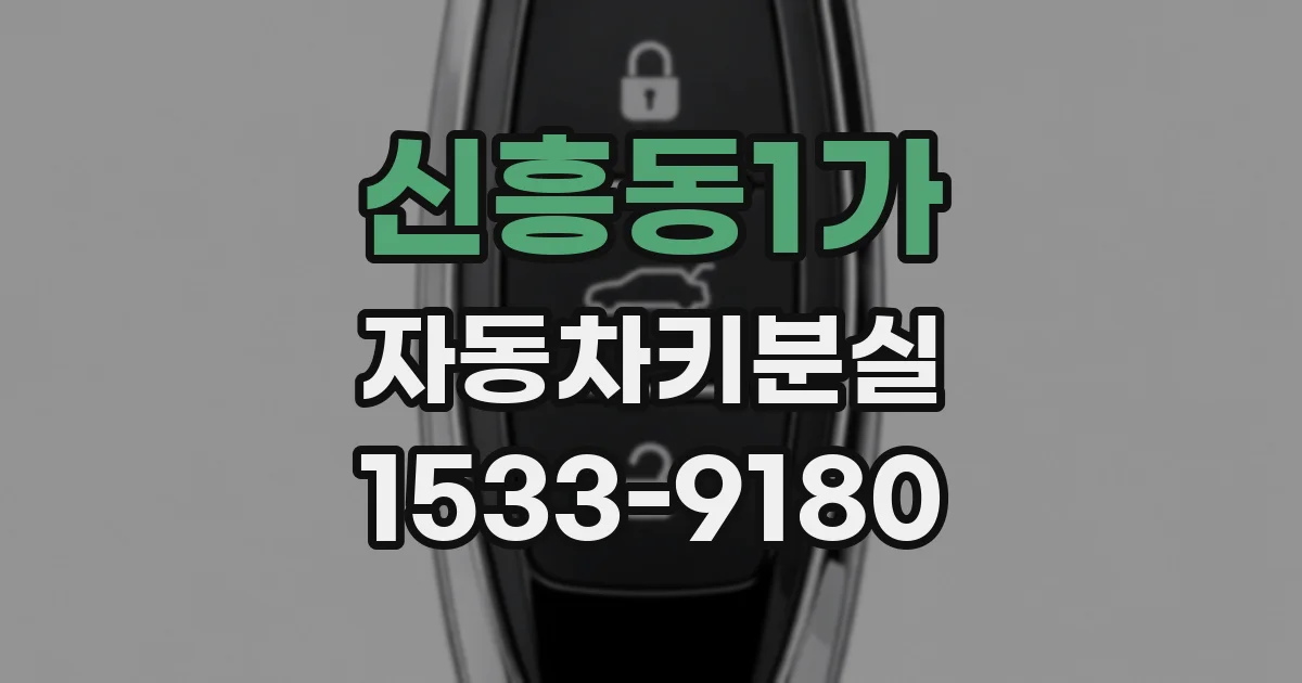 신흥동1가 자동차키분실