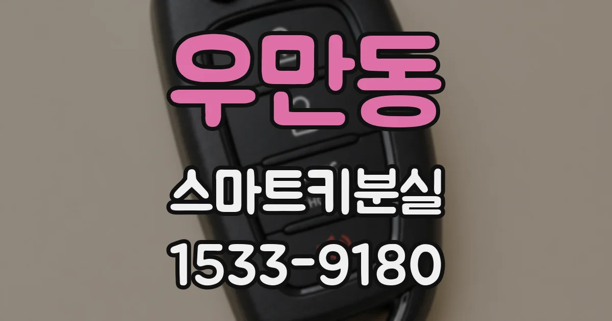 우만동 스마트키분실
