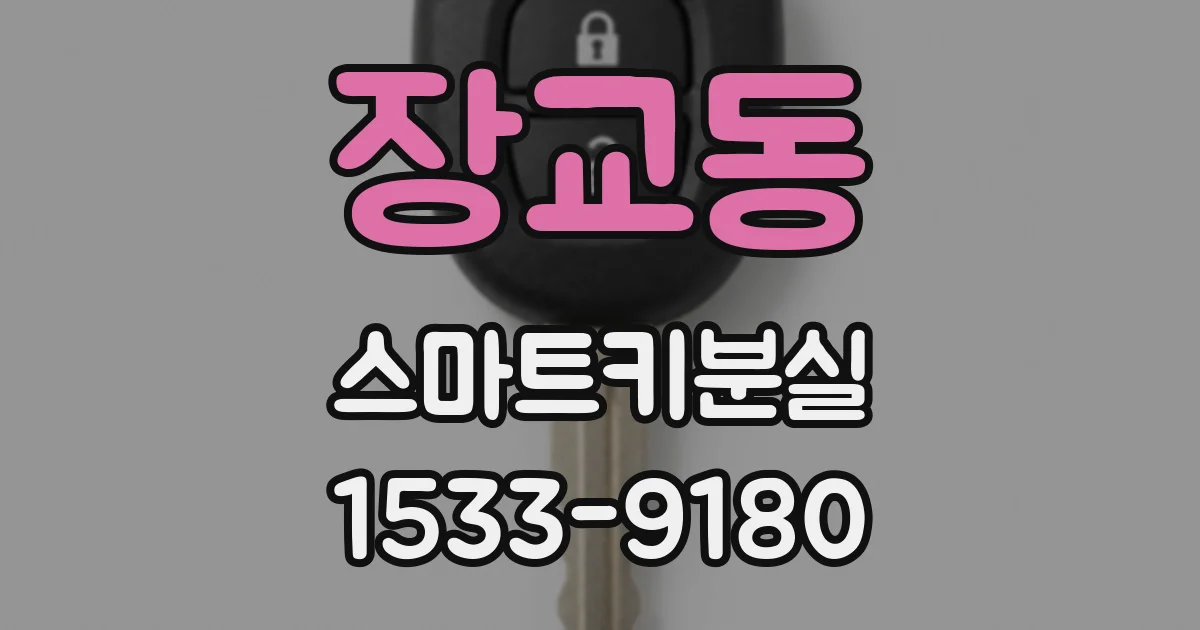 장교동 스마트키분실