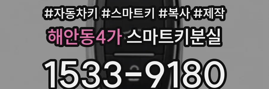 해안동4가 스마트키분실