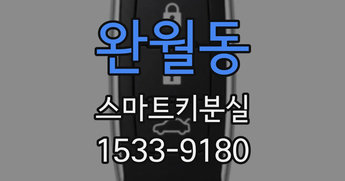완월동 스마트키분실
