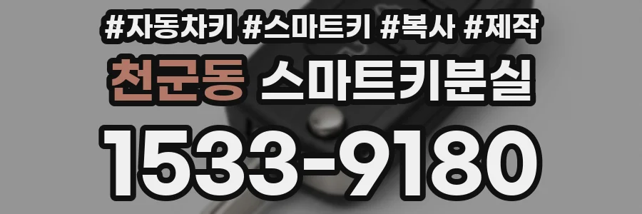 천군동 스마트키분실