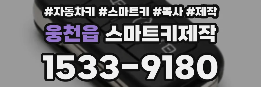 웅천읍 스마트키제작