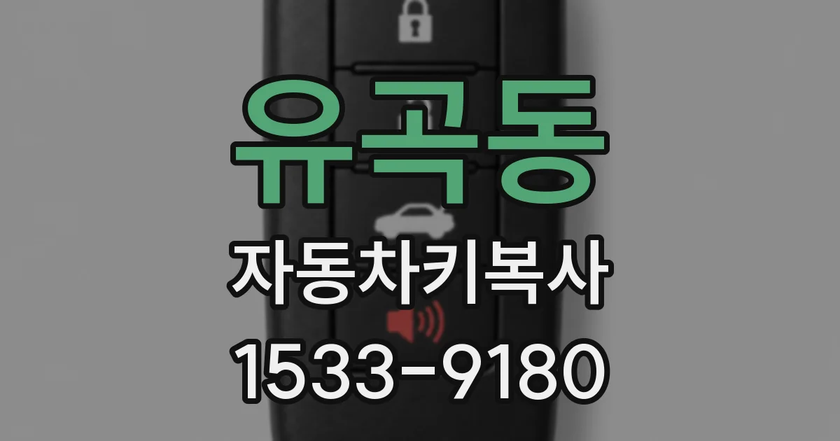 유곡동 자동차키복사