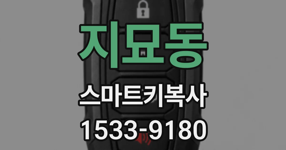 지묘동 스마트키복사