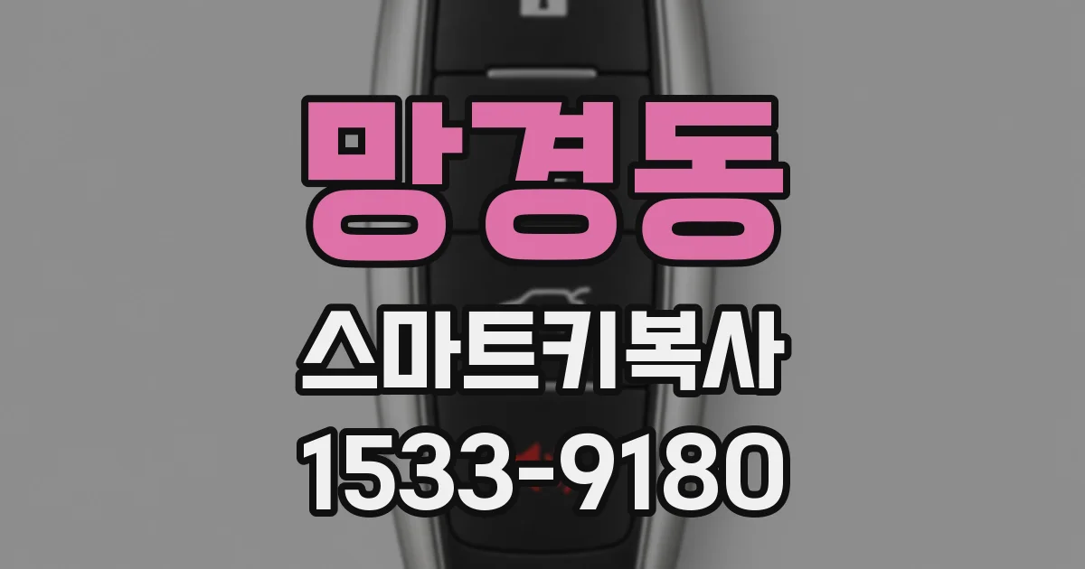 망경동 스마트키복사