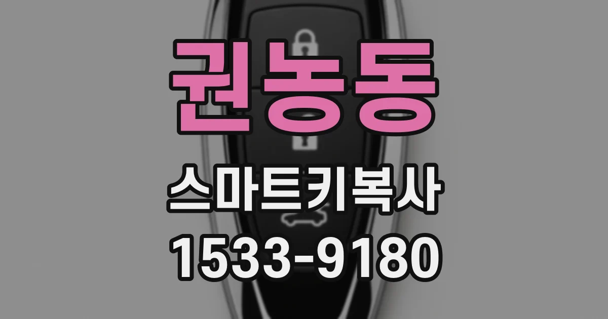 권농동 스마트키복사