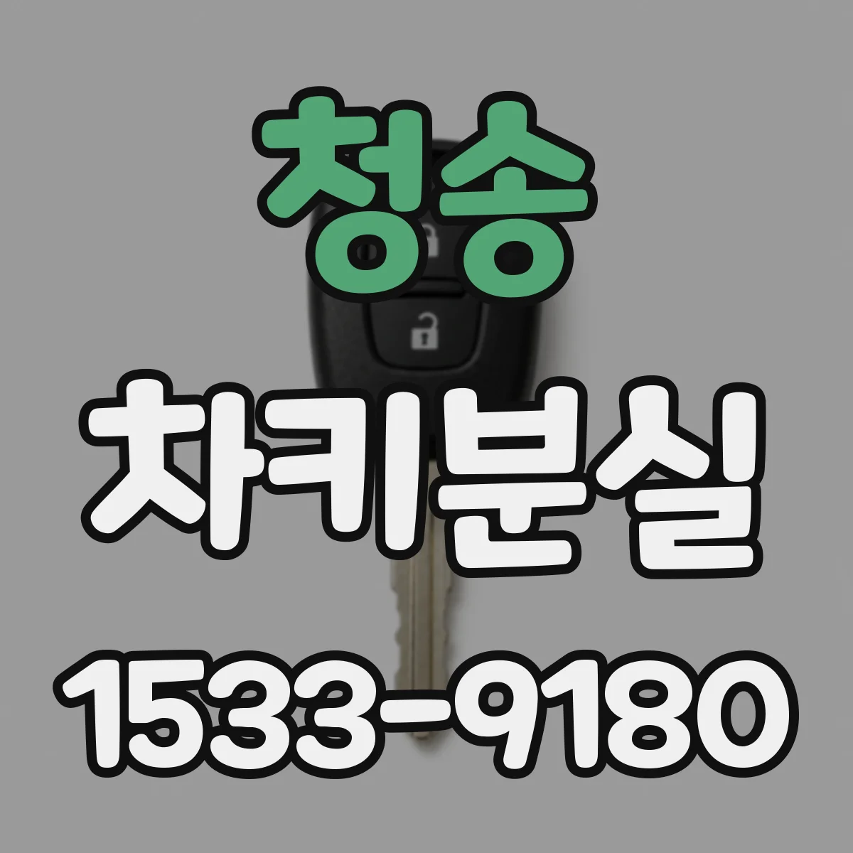 청송 차키분실