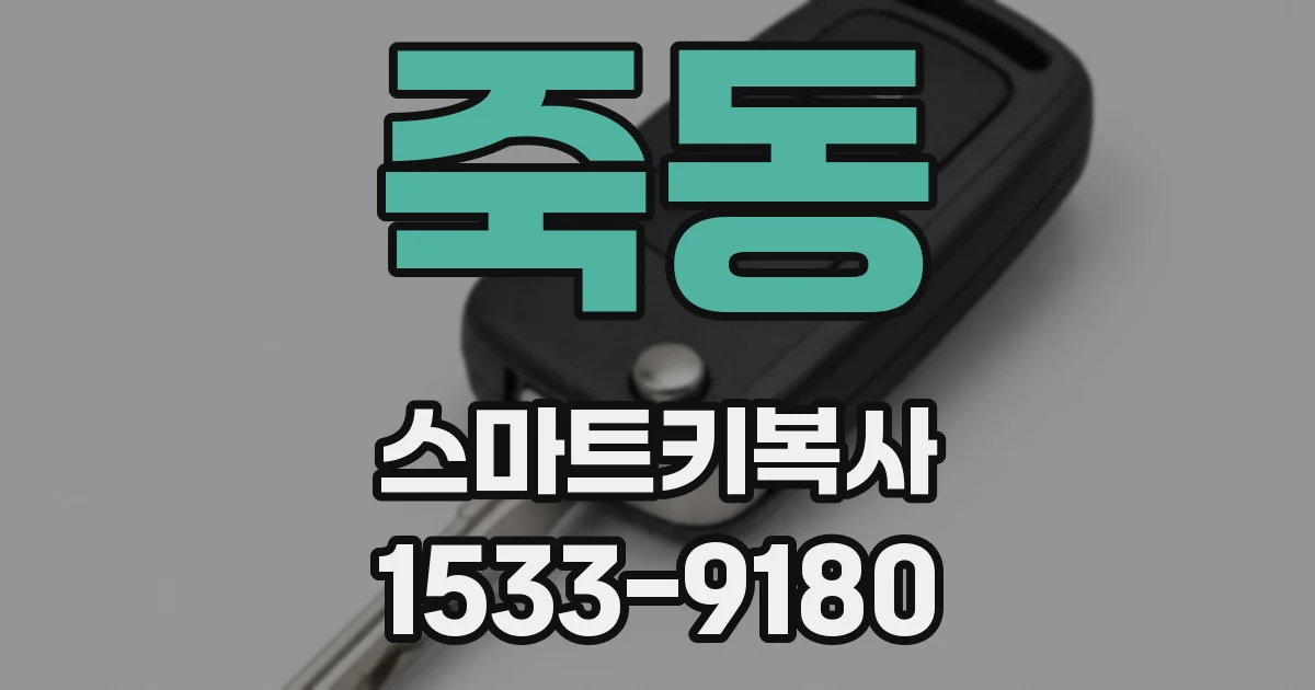 죽동 스마트키복사