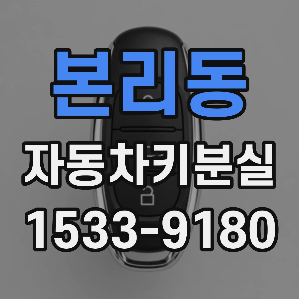 본리동 자동차키분실