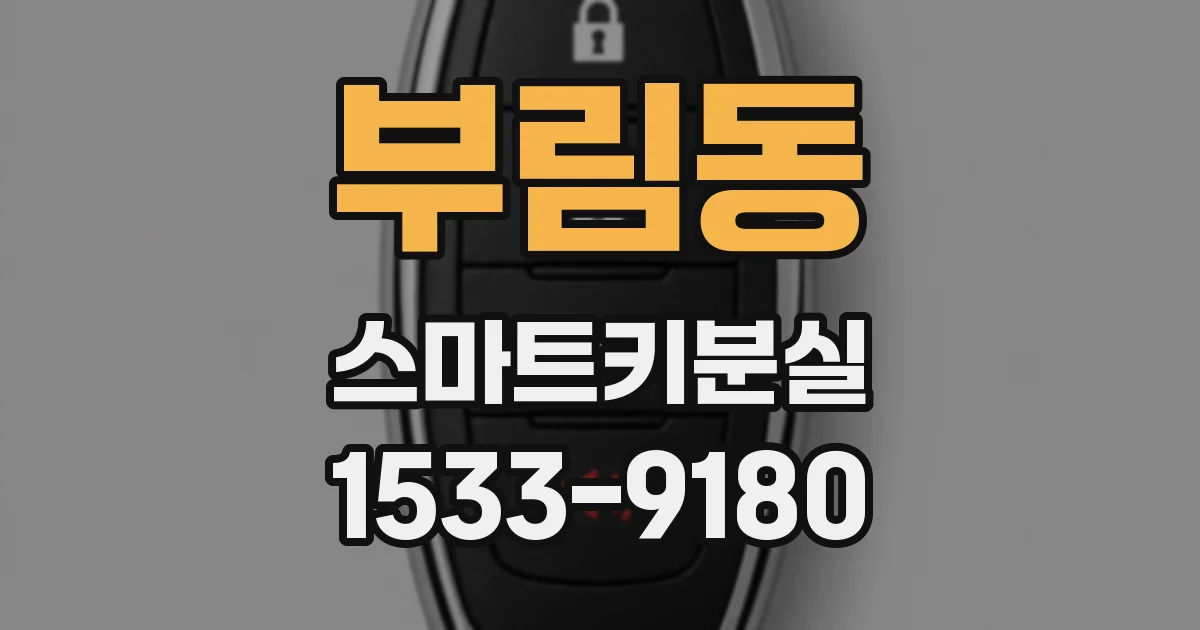부림동 스마트키분실