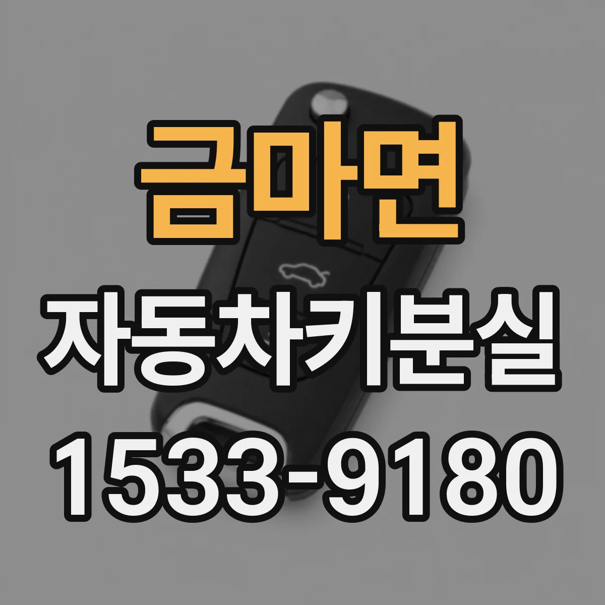 금마면 자동차키분실