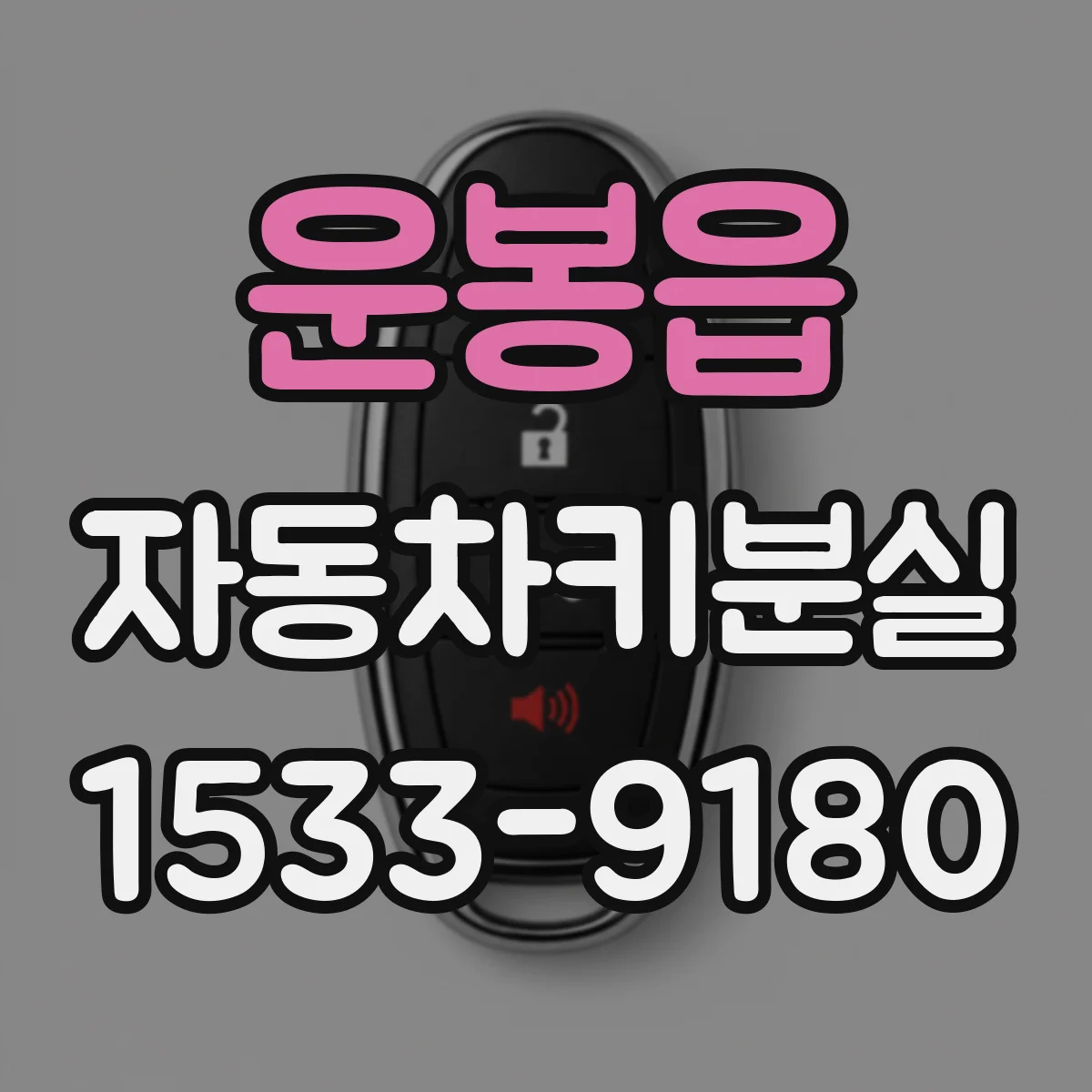 운봉읍 자동차키분실