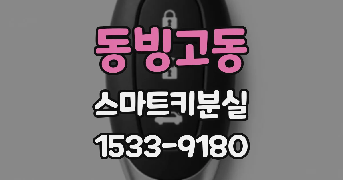 동빙고동 스마트키분실