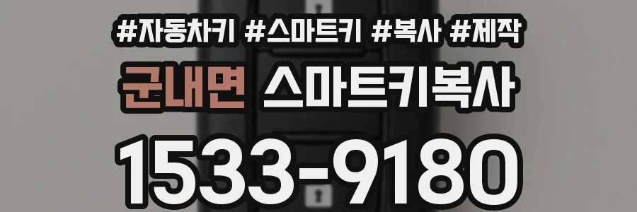 군내면 스마트키복사