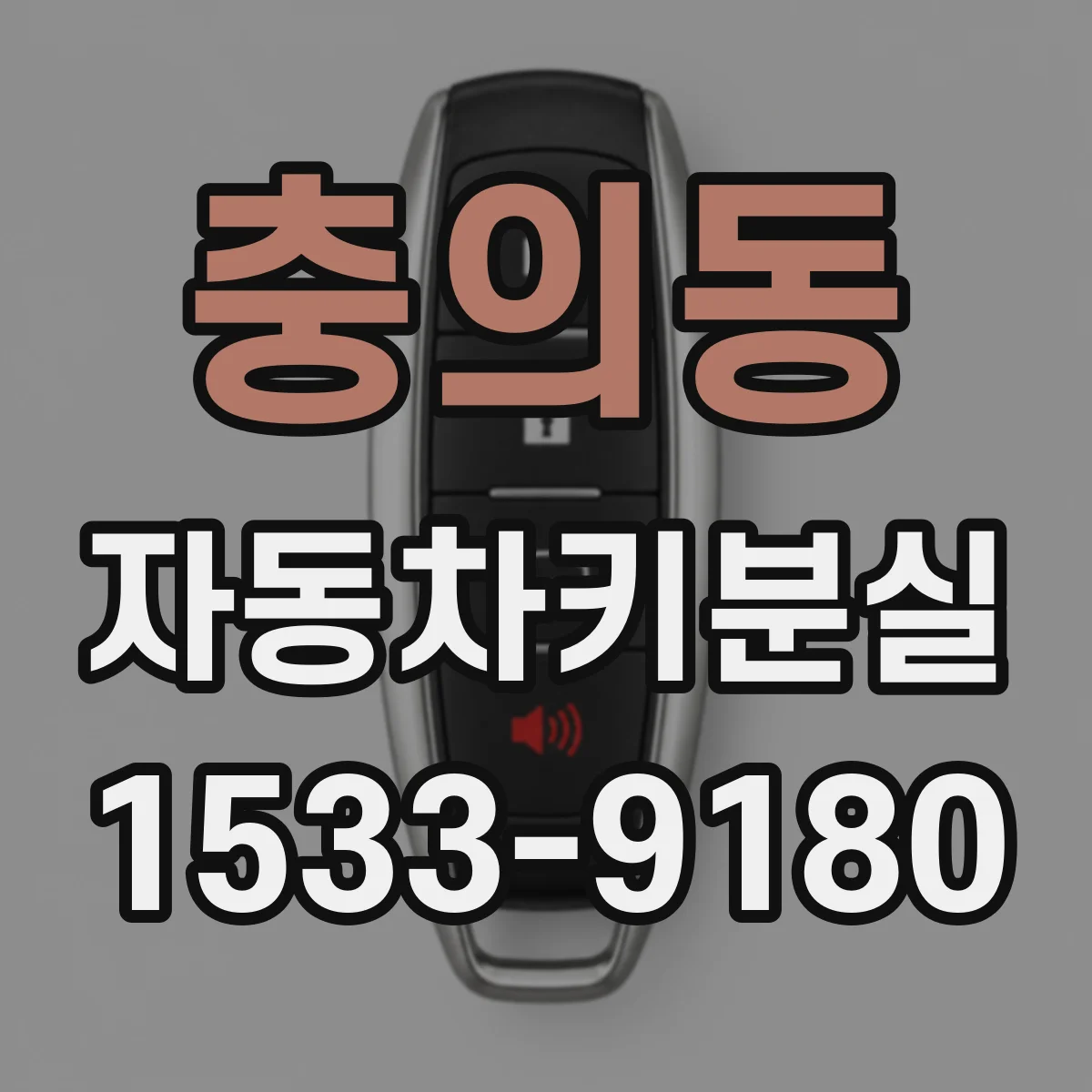 충의동 자동차키분실