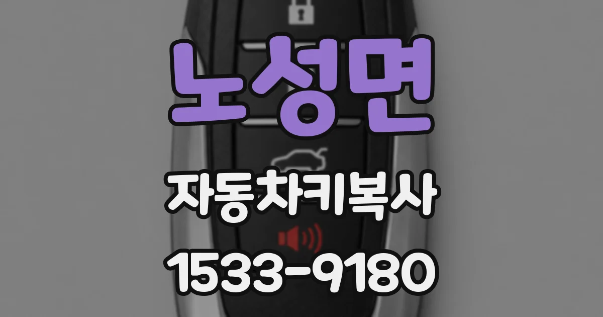 노성면 자동차키복사
