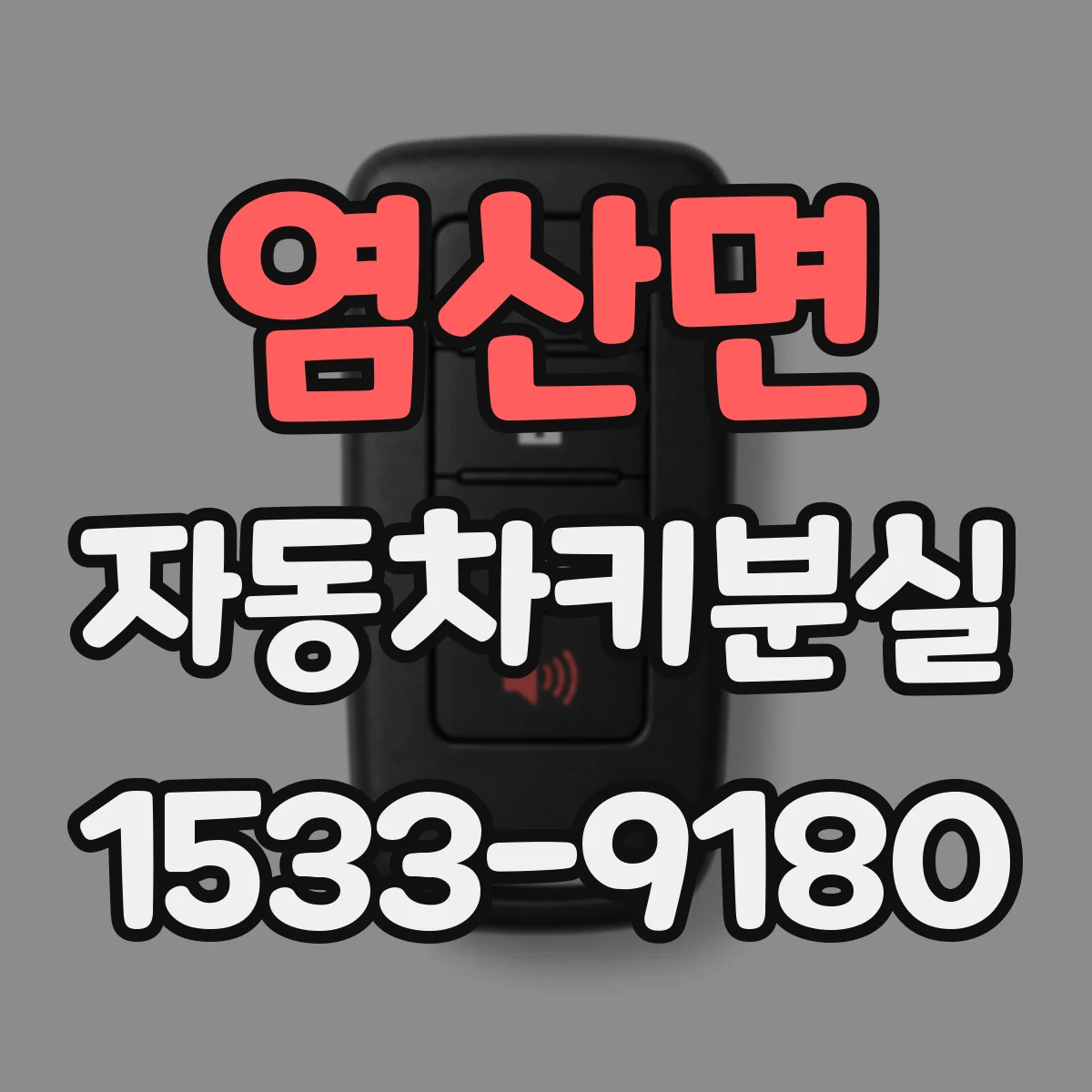 염산면 자동차키분실