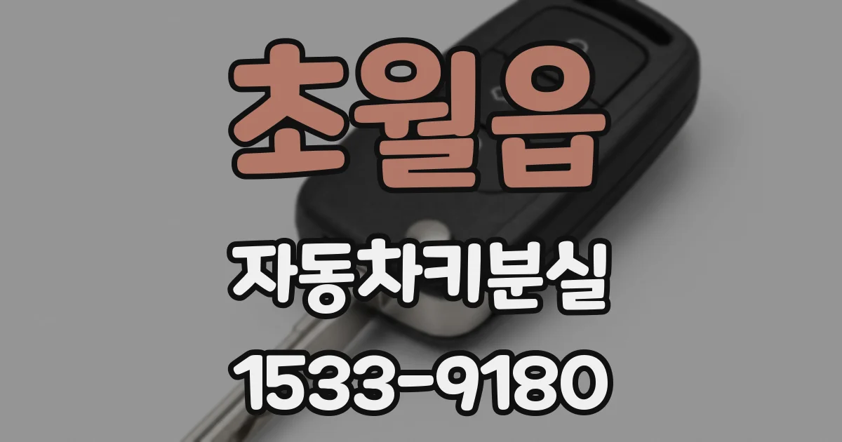 초월읍 자동차키분실